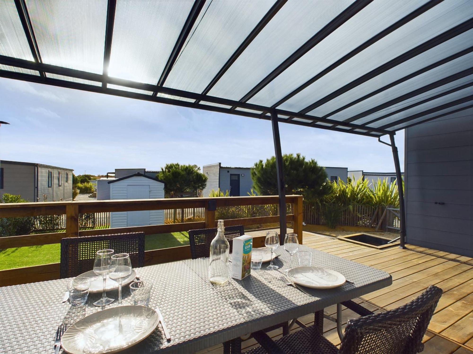 Beau Chalet Pour 4 Pers - Acces Piscine Chauffee Bretignolles-sur-Mer Ngoại thất bức ảnh